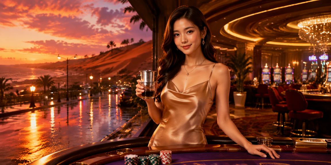 Khung cảnh Mũi Né với cà phê Việt Nam và chủ đề giao dịch casino