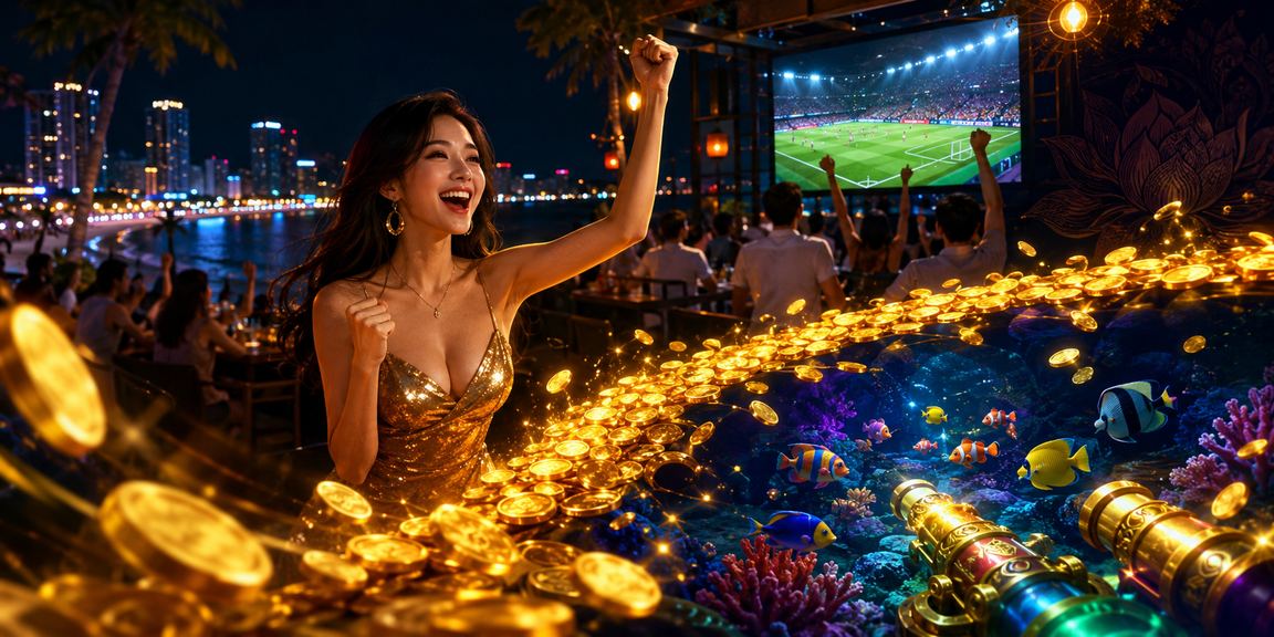 Bãi biển Nha Trang với bối cảnh truy cập nền tảng cá cược trên di động